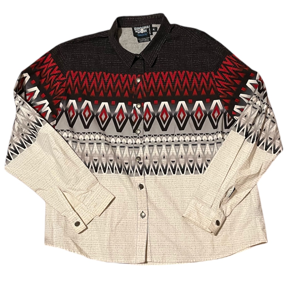 Brooks and Dunn Western Wear Shirt By Panhandle Slim